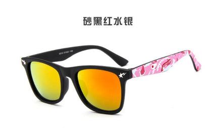 NEW Brand design Kids Sunglasses Boys Baby sunglasses Girls Children Glasses Camouflage Sun Glasses For Boys Gafas De Sol UV400