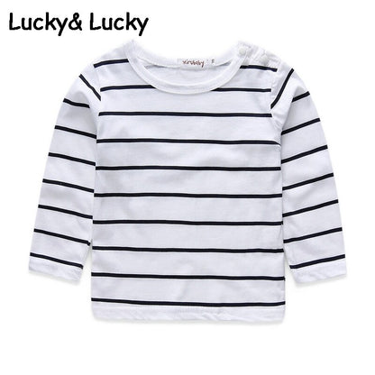 Mother & kids Striped baby boy clothes newborn long sleeve t-shirt + denim overalls newborn clothes casual baby clothing set