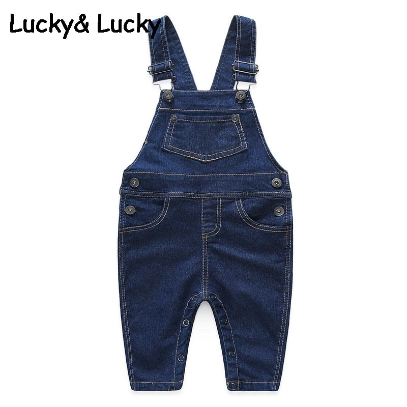 Mother & kids Striped baby boy clothes newborn long sleeve t-shirt + denim overalls newborn clothes casual baby clothing set