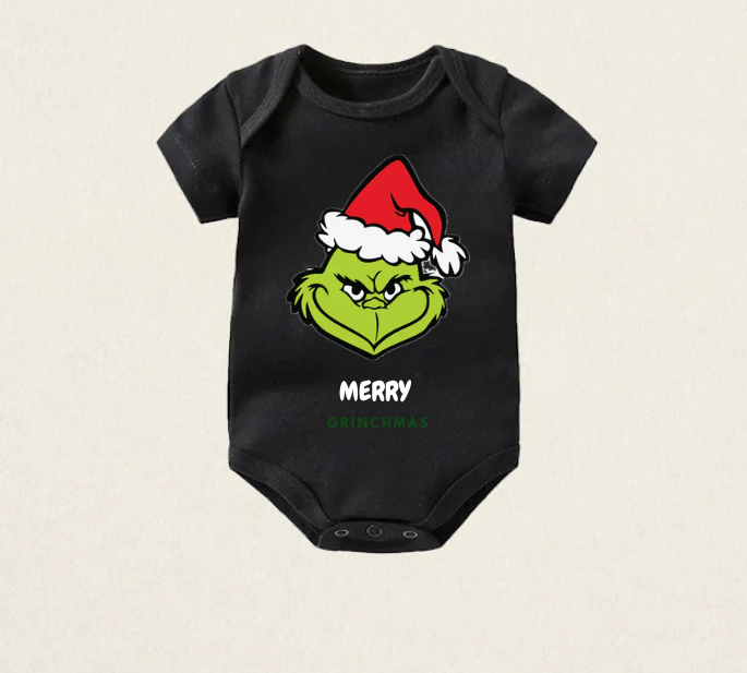 GRINCH. Merry grinchmas onesie