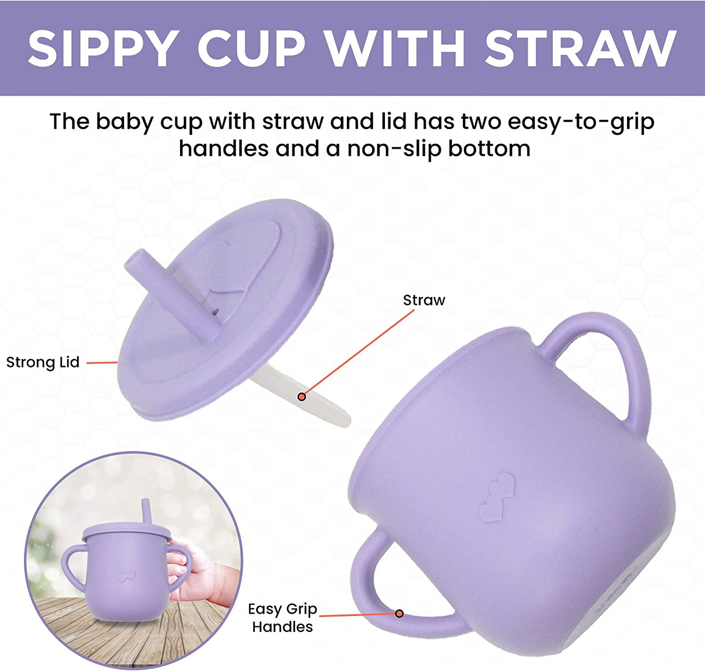 Baby Feeding Set Silicone Suction Bowls Divided Plates Straw Sippy Cup Toddler Self Eating Utensils Dishes Kit Bibs Spoons Fork