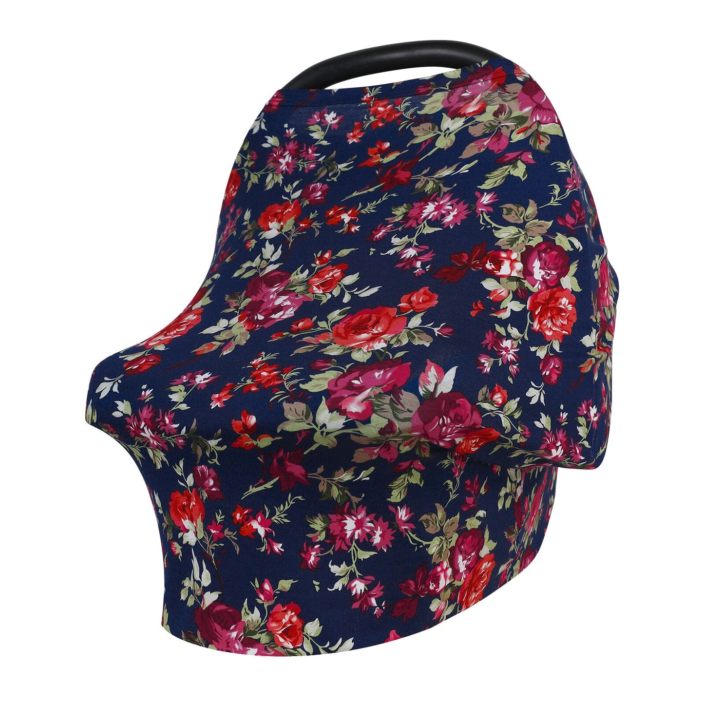 Newborn Breastfeeding Scarf Multi-Function 5 in 1 Baby Stroller Cover High Chair Cover Striped Baby Car Seat Cover Canopy