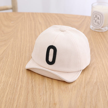 Summer Pure Color Soft Brim Baby Baseball Hat Kids Sun Caps Children Visor Casquette