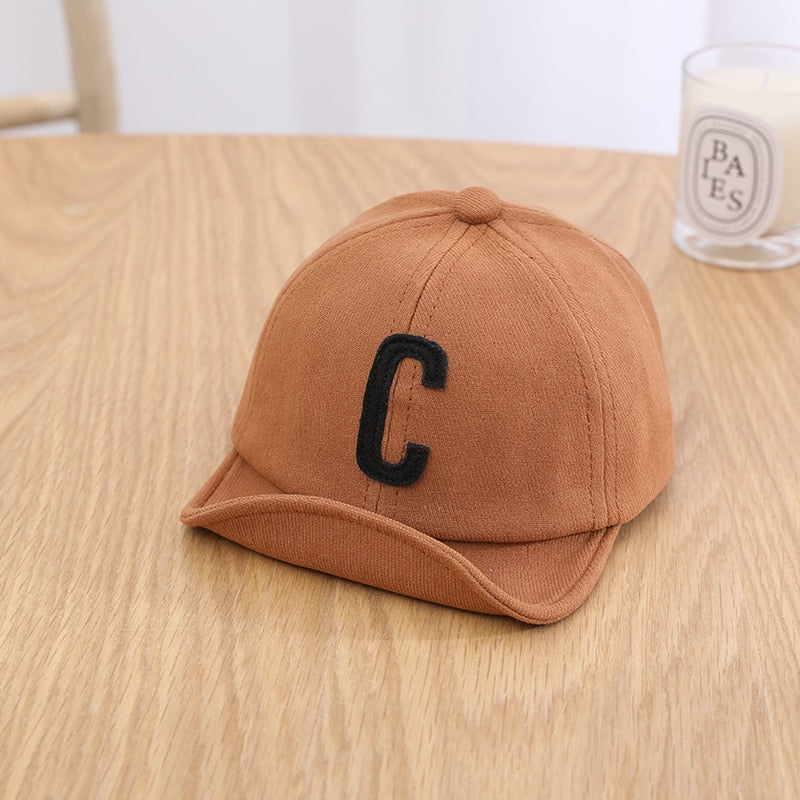 Summer Pure Color Soft Brim Baby Baseball Hat Kids Sun Caps Children Visor Casquette