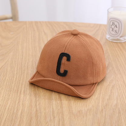 Summer Pure Color Soft Brim Baby Baseball Hat Kids Sun Caps Children Visor Casquette