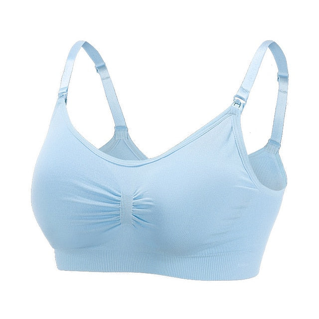 Breastfeeding Bras Maternity Nursing Bra for Feeding Nursing Underwear Clothes for Pregnant Women Wirefree Breathable Bra