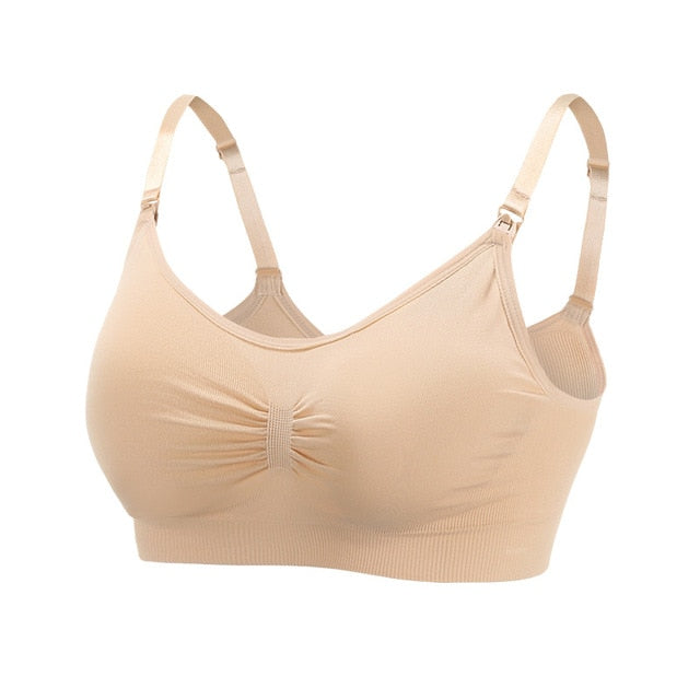 Breastfeeding Bras Maternity Nursing Bra for Feeding Nursing Underwear Clothes for Pregnant Women Wirefree Breathable Bra