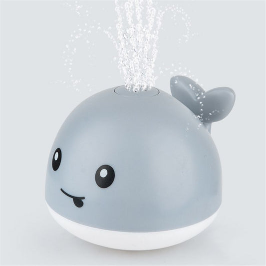 Baby Light Up Bath Tub Toys Whale Water Sprinkler Pool Toys for Toddlers Infants Whale Water Sprinkler Pool Toy