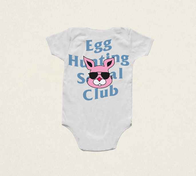 Egg Hunting Social Club Onesie Bodysuit